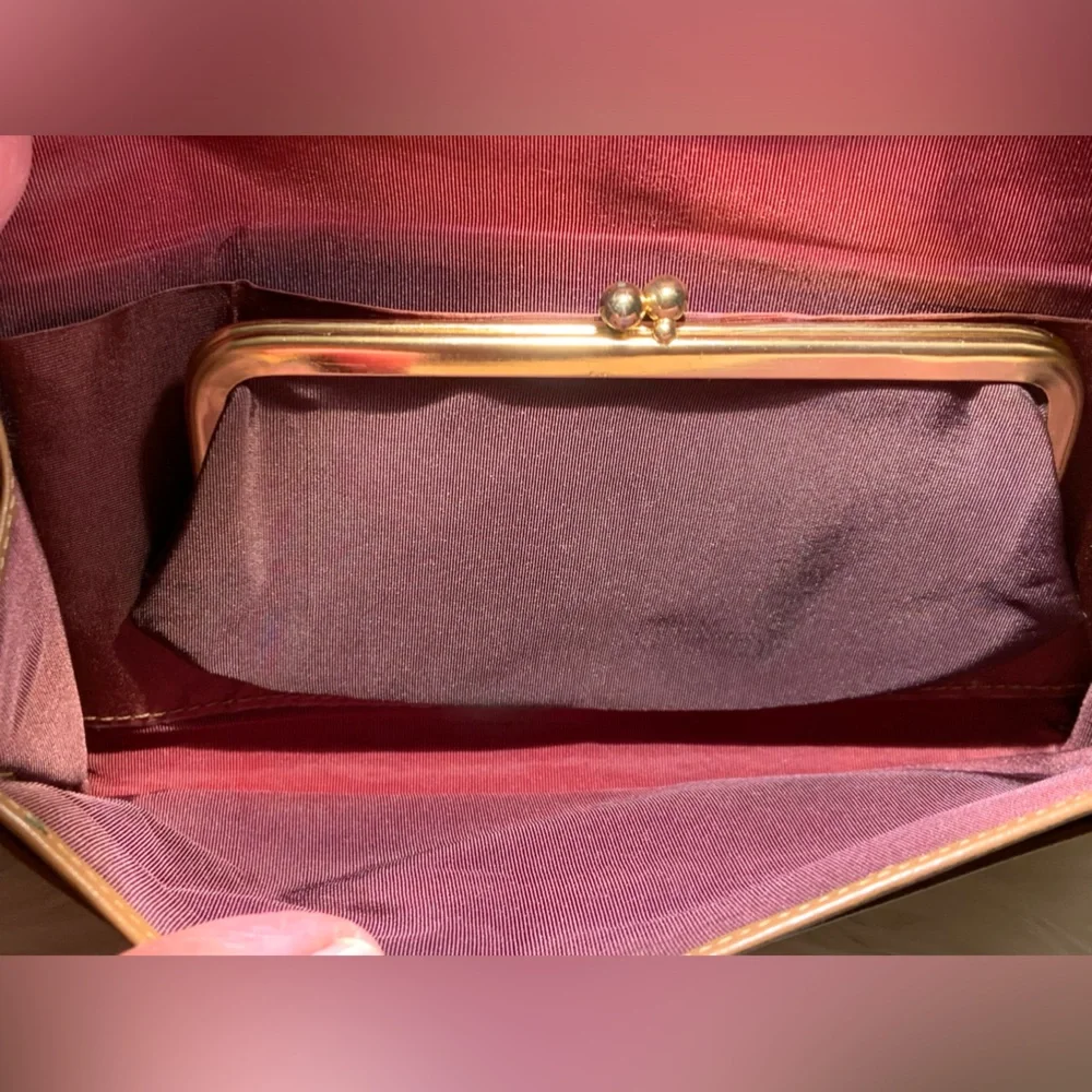 Christian Dior Vintage Honeycomb Long Wallet With COA